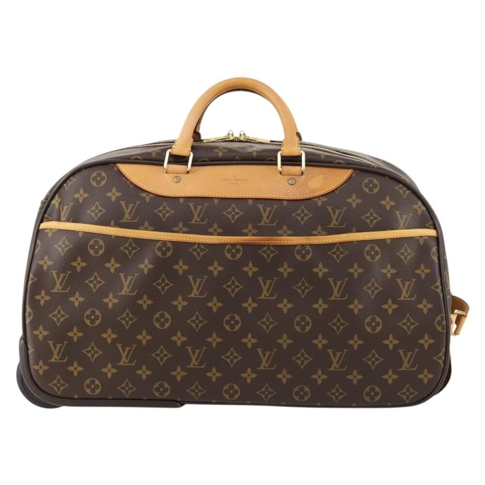 Louis Vuitton Monogram Trolley Eol 50 Suitcase Brown